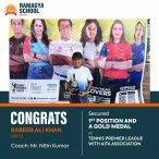 Rabeeb Ali Khan bagged 1st position and a Gold medal at Tennis Premier League with AITA Association.