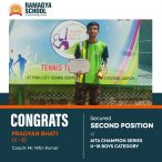 Pragyan Bhati Secures 2nd Place in AITA U-16 Boys Category!