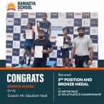 Dwaita Kundu Wins BRONZE in 50 Meter Race at SFA Athletics Championship