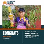 Naitik Sah- Winner of the JBM Aahwaan Tournament