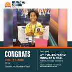 Dwaita Kundu secures 3rd position and a bronze medal at Noida Unity Run 4th Edition by ACTIFYME MARATHON