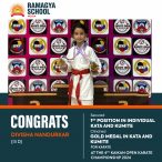 Double Gold for Divisha Nandurkar at the 4th Kaikan Open Karate Championship 2024