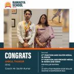 Ankul Thakur Wins Silver and Bronze at UP State Roller Skating Championship