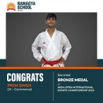 Prem Singh Wins Bronze Medal at India Open International Karate Championship 2023