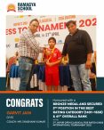 Ramagya’s Garvit Jain Wins 3rd Position in Rating Category at International FIDE Chess Tournament